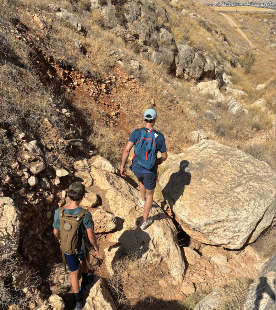 Father-son adventure in the Israeli outdoors