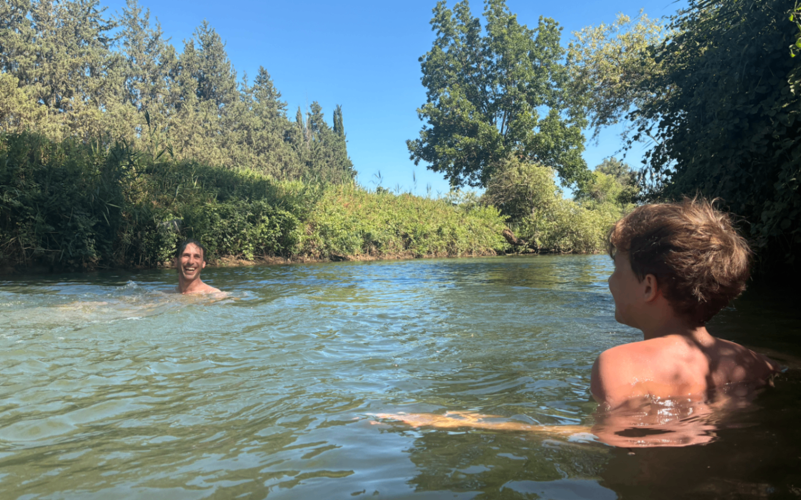Father-son adventure in Israel